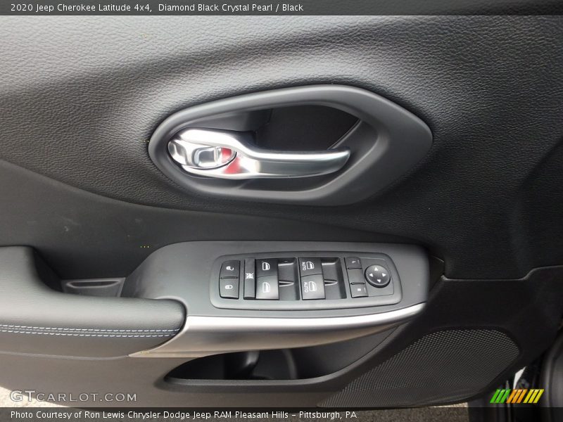 Diamond Black Crystal Pearl / Black 2020 Jeep Cherokee Latitude 4x4