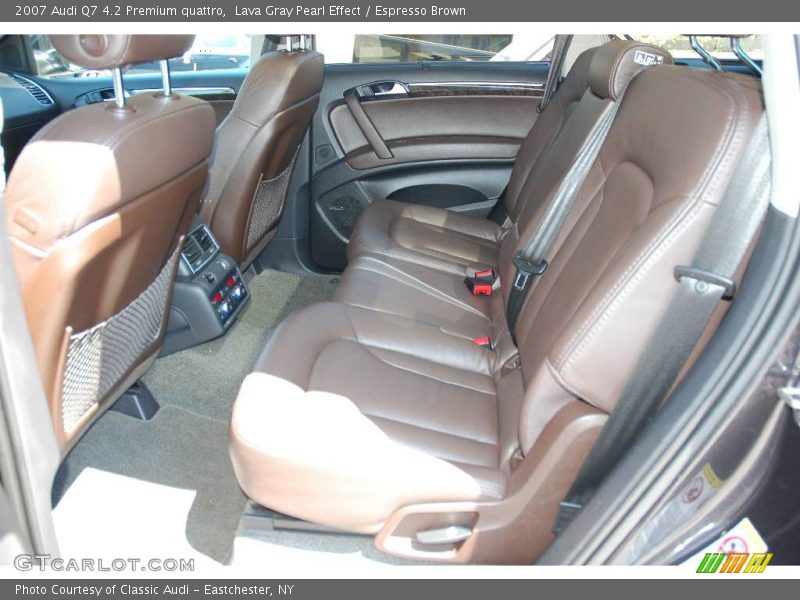 Lava Gray Pearl Effect / Espresso Brown 2007 Audi Q7 4.2 Premium quattro