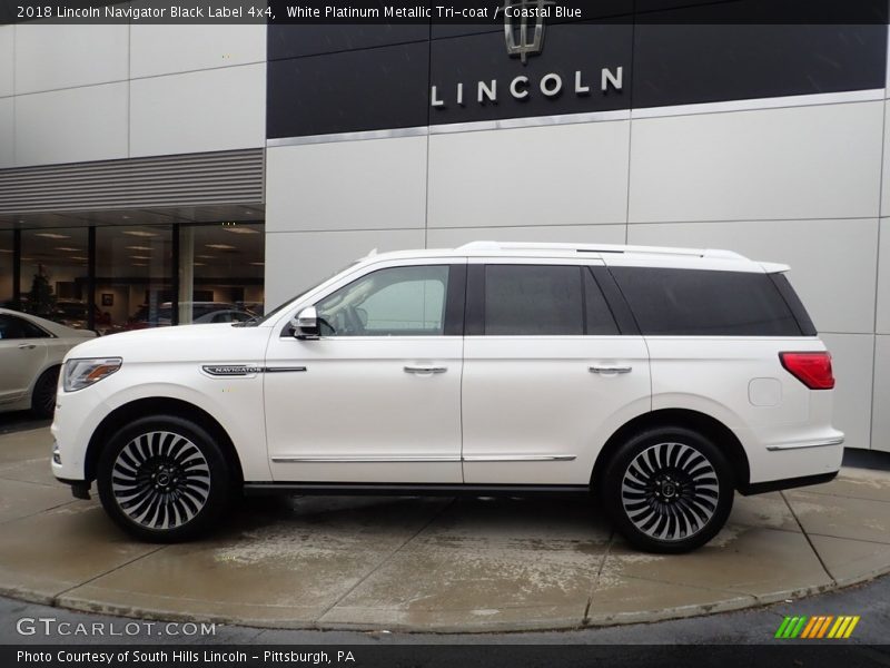  2018 Navigator Black Label 4x4 White Platinum Metallic Tri-coat