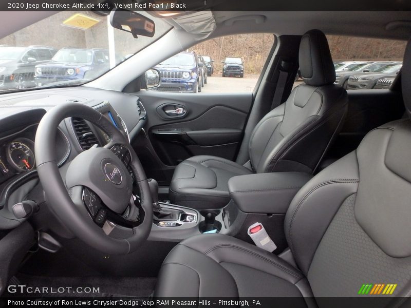 Velvet Red Pearl / Black 2020 Jeep Cherokee Altitude 4x4