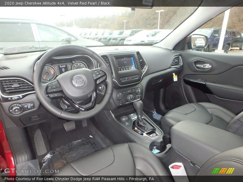 Velvet Red Pearl / Black 2020 Jeep Cherokee Altitude 4x4