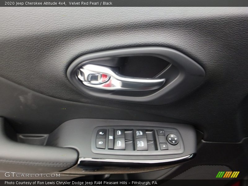 Velvet Red Pearl / Black 2020 Jeep Cherokee Altitude 4x4