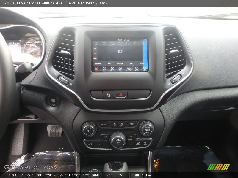 Velvet Red Pearl / Black 2020 Jeep Cherokee Altitude 4x4