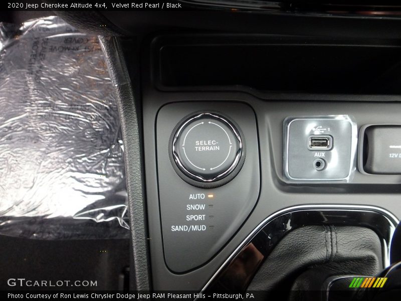 Velvet Red Pearl / Black 2020 Jeep Cherokee Altitude 4x4