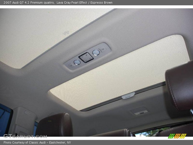 Lava Gray Pearl Effect / Espresso Brown 2007 Audi Q7 4.2 Premium quattro