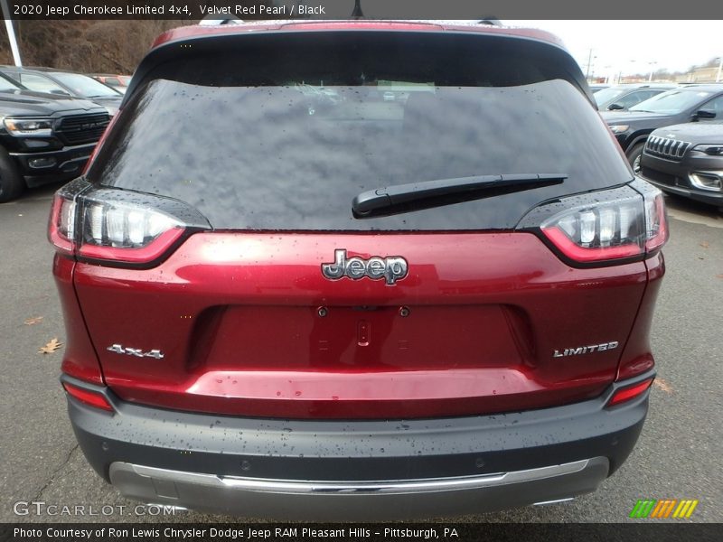 Velvet Red Pearl / Black 2020 Jeep Cherokee Limited 4x4