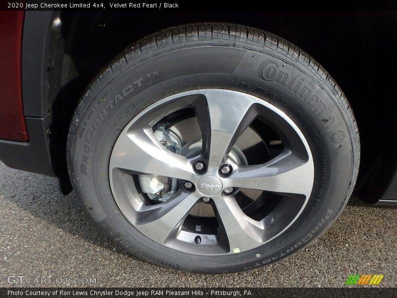 Velvet Red Pearl / Black 2020 Jeep Cherokee Limited 4x4