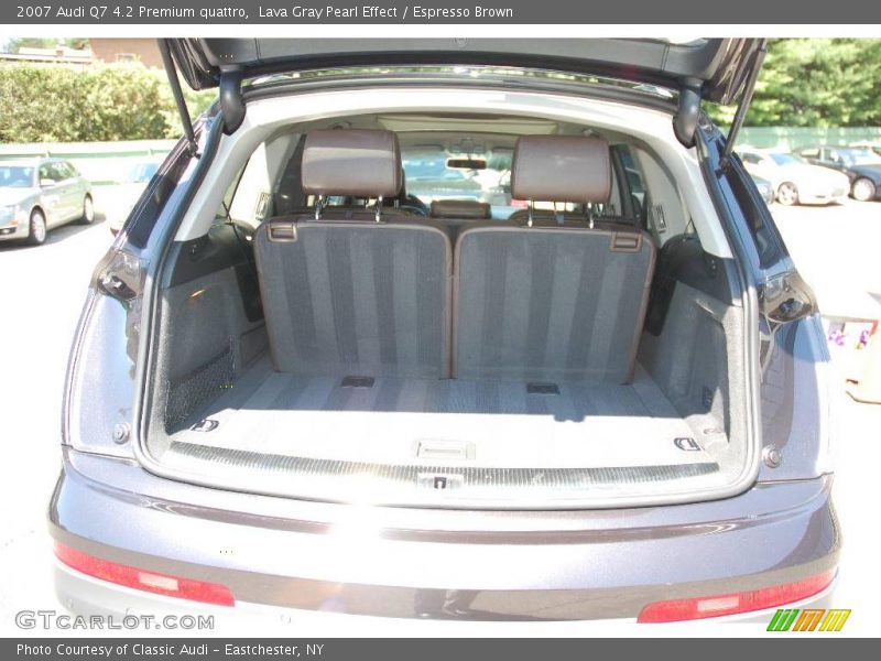 Lava Gray Pearl Effect / Espresso Brown 2007 Audi Q7 4.2 Premium quattro
