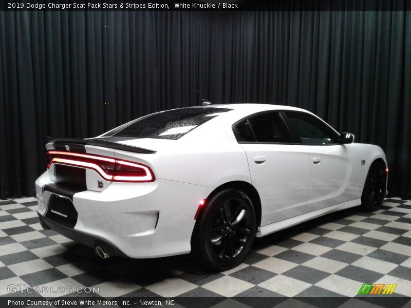 White Knuckle / Black 2019 Dodge Charger Scat Pack Stars & Stripes Edition