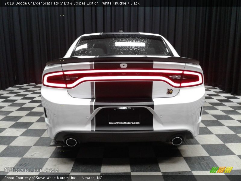 White Knuckle / Black 2019 Dodge Charger Scat Pack Stars & Stripes Edition