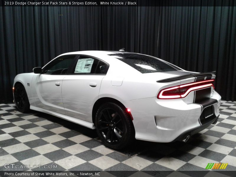 White Knuckle / Black 2019 Dodge Charger Scat Pack Stars & Stripes Edition