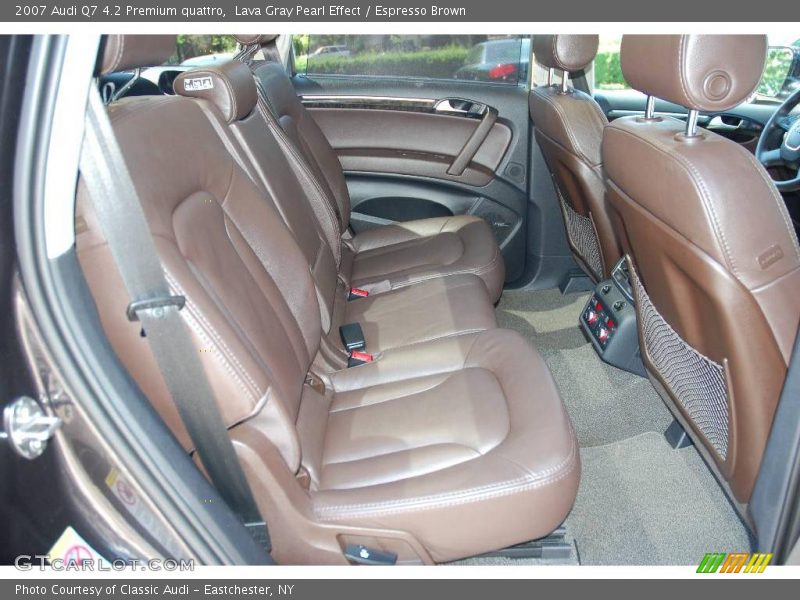 Lava Gray Pearl Effect / Espresso Brown 2007 Audi Q7 4.2 Premium quattro