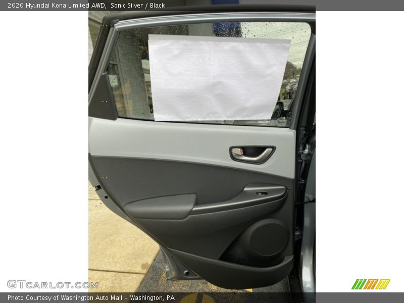 Sonic Silver / Black 2020 Hyundai Kona Limited AWD