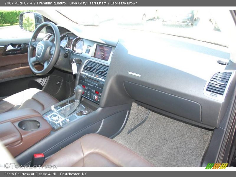 Lava Gray Pearl Effect / Espresso Brown 2007 Audi Q7 4.2 Premium quattro