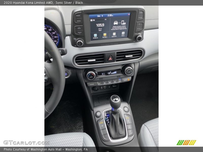 Sonic Silver / Black 2020 Hyundai Kona Limited AWD