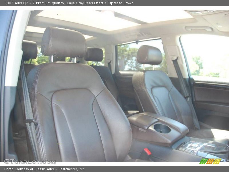 Lava Gray Pearl Effect / Espresso Brown 2007 Audi Q7 4.2 Premium quattro