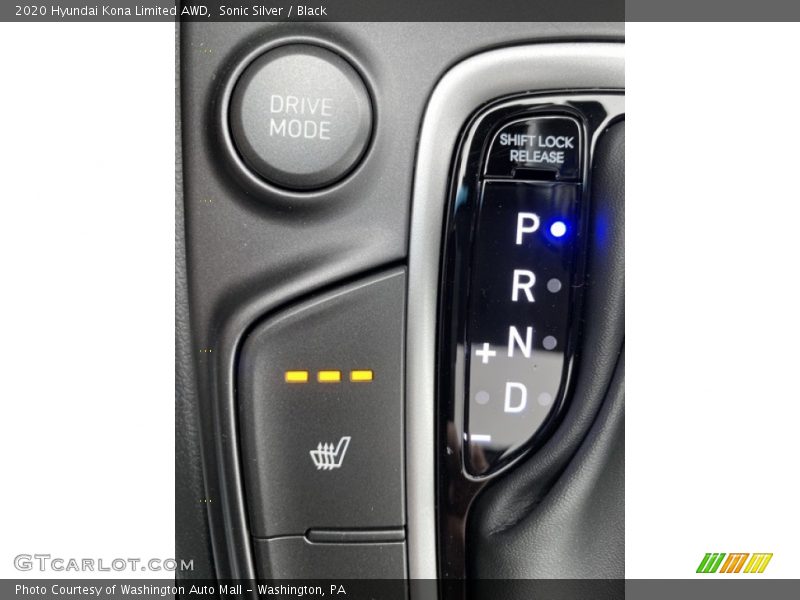 Sonic Silver / Black 2020 Hyundai Kona Limited AWD