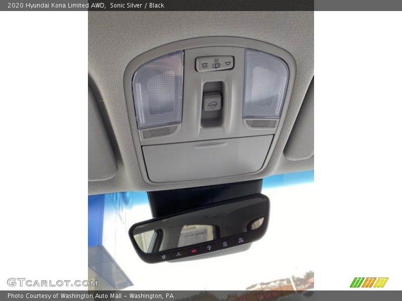 Sonic Silver / Black 2020 Hyundai Kona Limited AWD