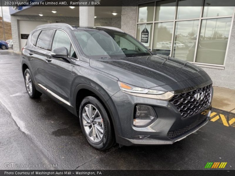 Rainforest / Black 2020 Hyundai Santa Fe Limited AWD