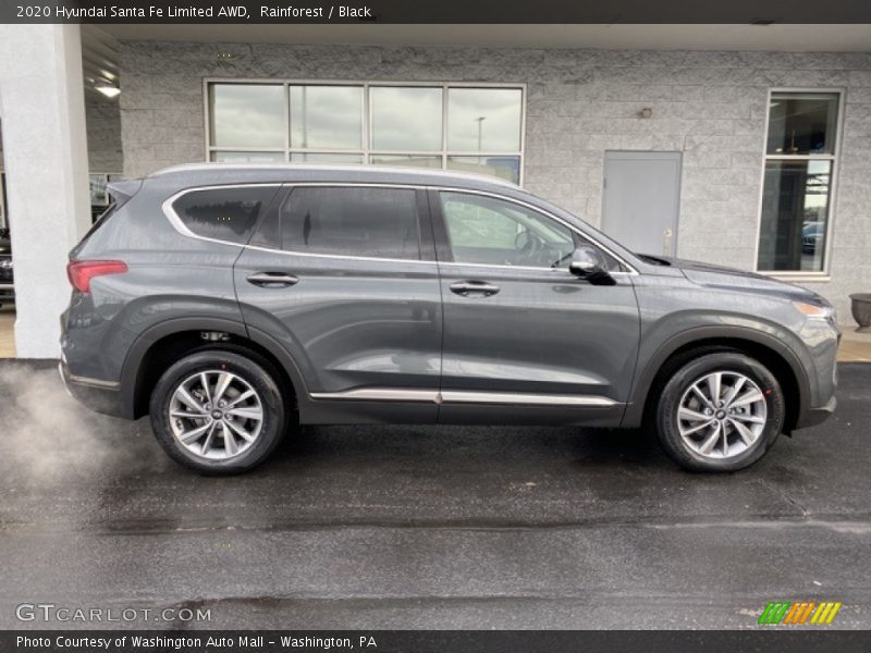 Rainforest / Black 2020 Hyundai Santa Fe Limited AWD