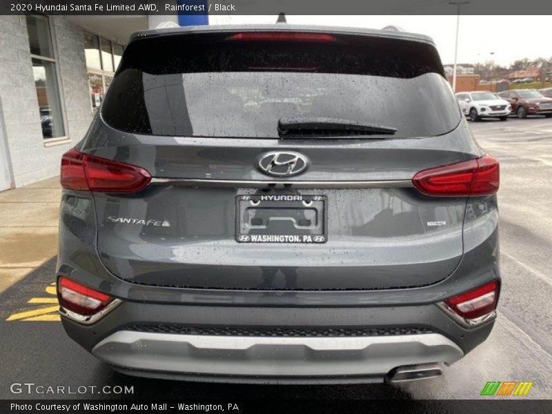 Rainforest / Black 2020 Hyundai Santa Fe Limited AWD