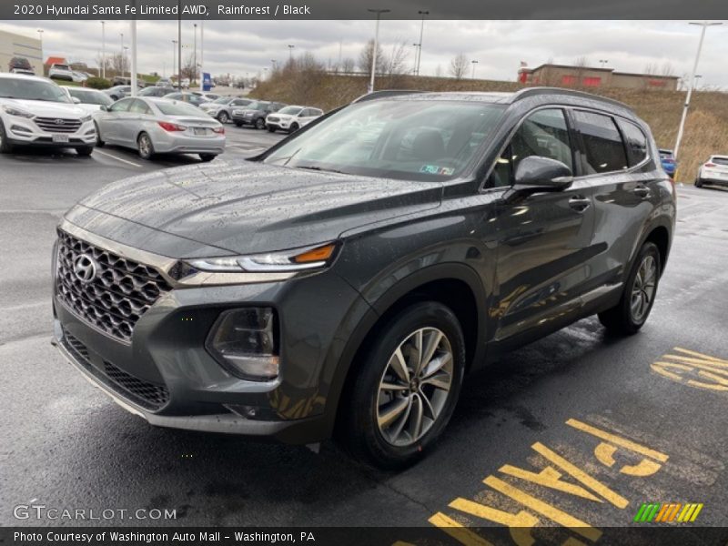 Rainforest / Black 2020 Hyundai Santa Fe Limited AWD