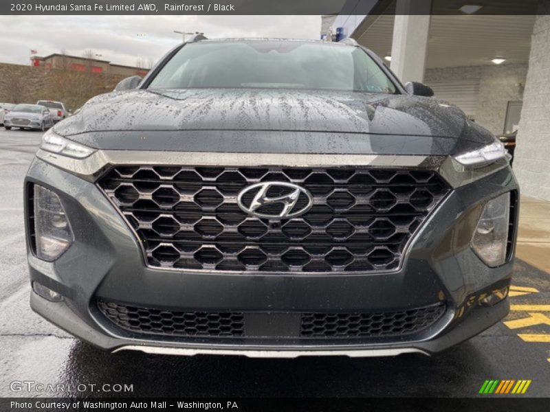 Rainforest / Black 2020 Hyundai Santa Fe Limited AWD