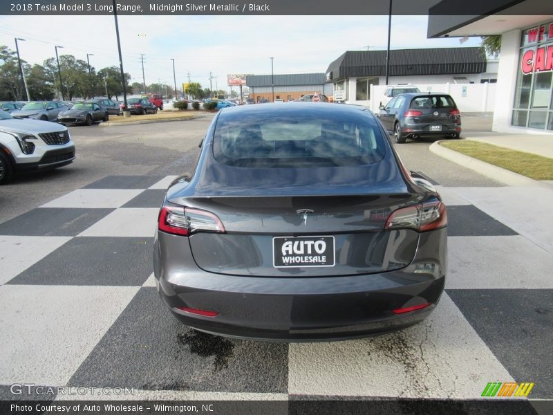 Midnight Silver Metallic / Black 2018 Tesla Model 3 Long Range