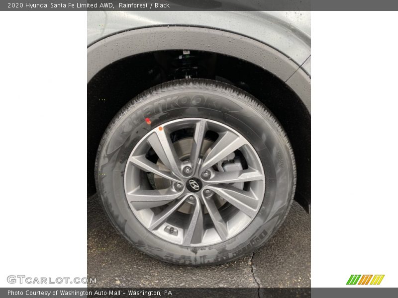 Rainforest / Black 2020 Hyundai Santa Fe Limited AWD