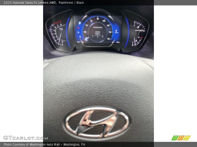 Rainforest / Black 2020 Hyundai Santa Fe Limited AWD