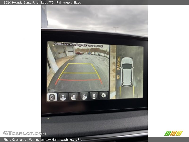 Rainforest / Black 2020 Hyundai Santa Fe Limited AWD