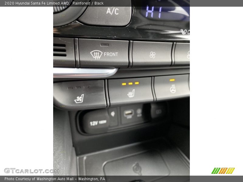 Rainforest / Black 2020 Hyundai Santa Fe Limited AWD