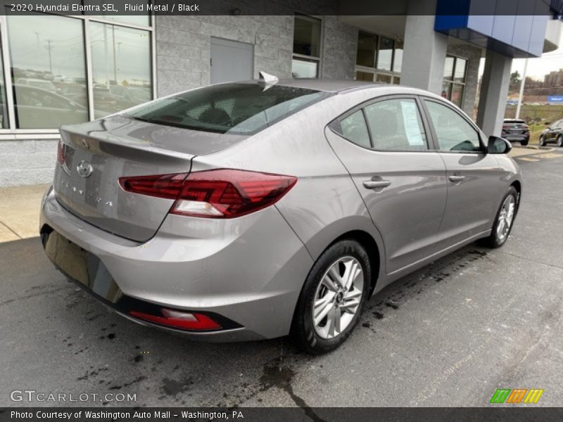 Fluid Metal / Black 2020 Hyundai Elantra SEL