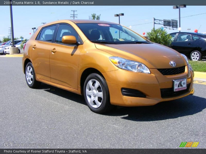 Sundance Metallic / Dark Charcoal 2009 Toyota Matrix 1.8