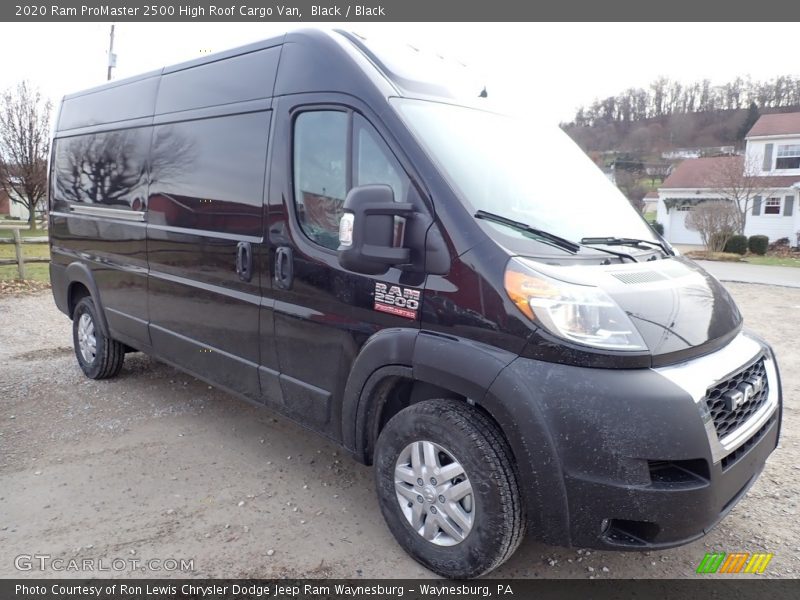  2020 ProMaster 2500 High Roof Cargo Van Black