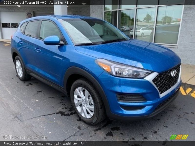 Aqua Blue / Black 2020 Hyundai Tucson SE AWD