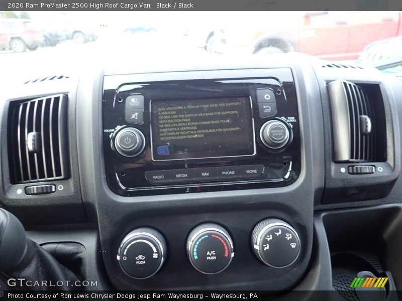 Controls of 2020 ProMaster 2500 High Roof Cargo Van