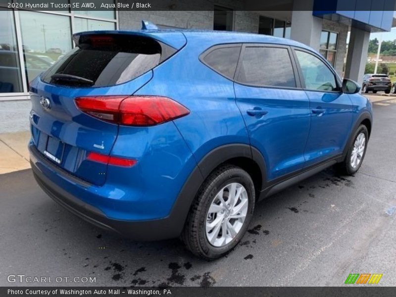 Aqua Blue / Black 2020 Hyundai Tucson SE AWD
