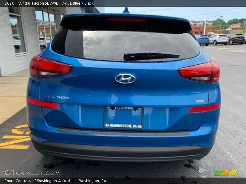 Aqua Blue / Black 2020 Hyundai Tucson SE AWD