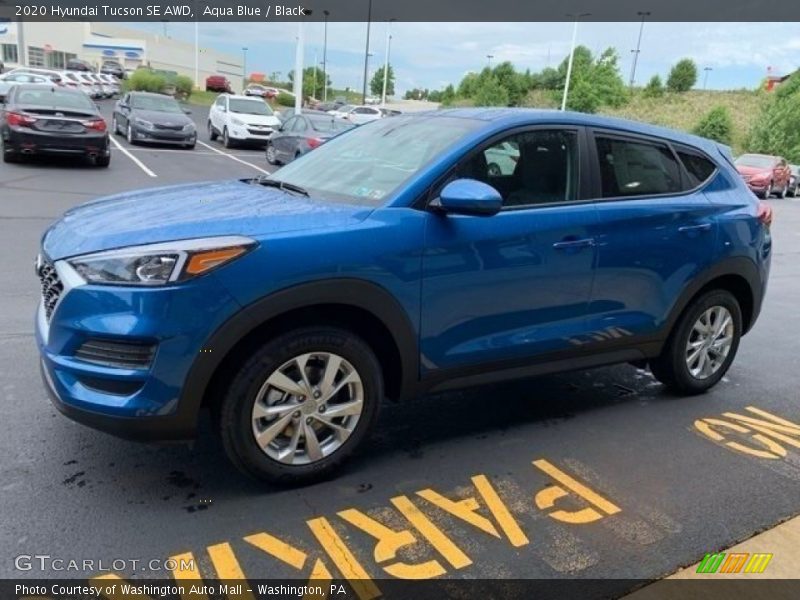 Aqua Blue / Black 2020 Hyundai Tucson SE AWD