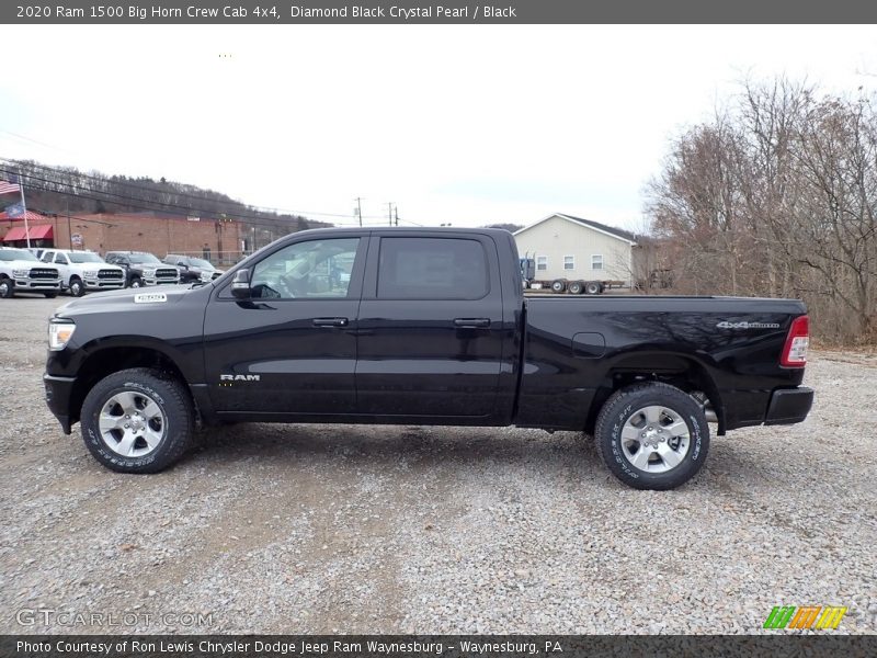 Diamond Black Crystal Pearl / Black 2020 Ram 1500 Big Horn Crew Cab 4x4