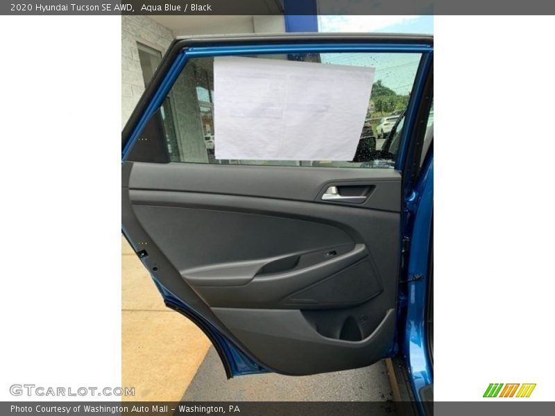 Aqua Blue / Black 2020 Hyundai Tucson SE AWD