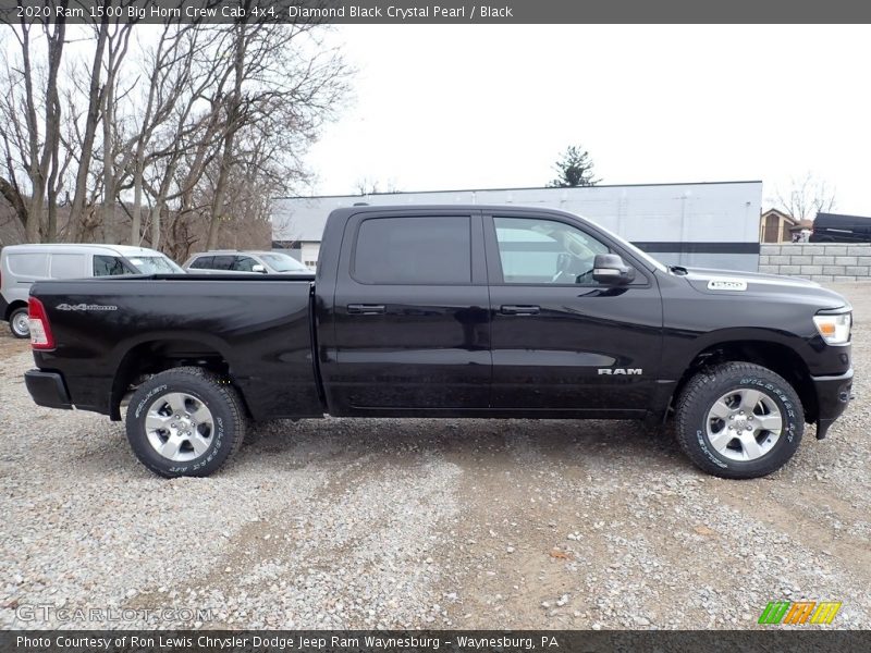 Diamond Black Crystal Pearl / Black 2020 Ram 1500 Big Horn Crew Cab 4x4