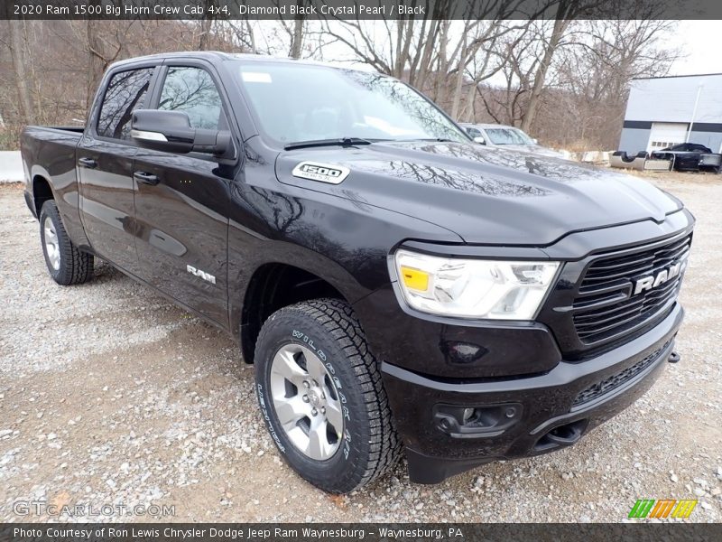 Diamond Black Crystal Pearl / Black 2020 Ram 1500 Big Horn Crew Cab 4x4