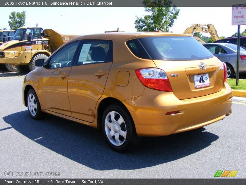 Sundance Metallic / Dark Charcoal 2009 Toyota Matrix 1.8