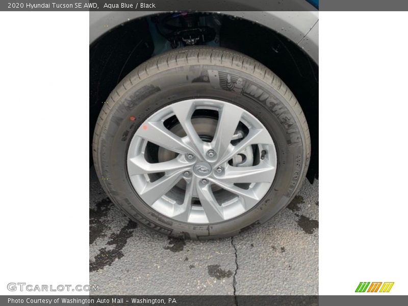 Aqua Blue / Black 2020 Hyundai Tucson SE AWD