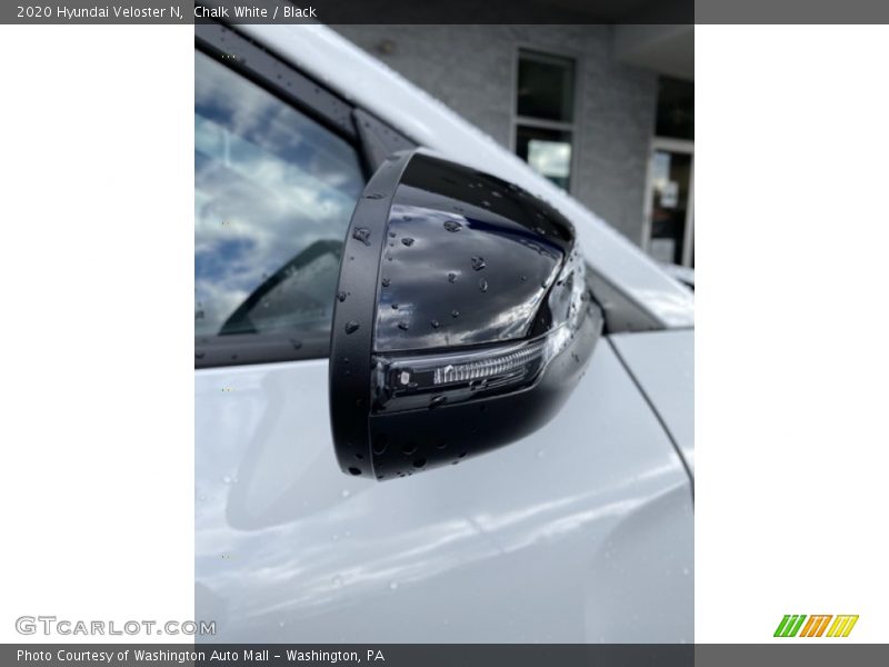 Chalk White / Black 2020 Hyundai Veloster N