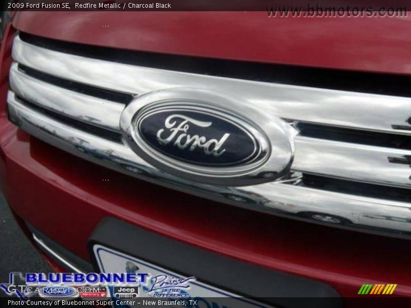 Redfire Metallic / Charcoal Black 2009 Ford Fusion SE