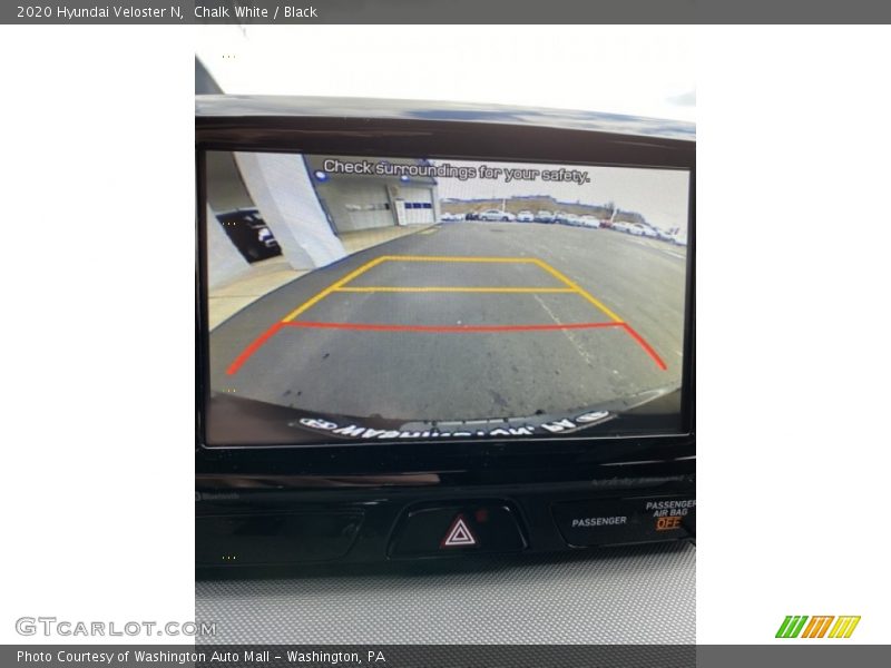 Chalk White / Black 2020 Hyundai Veloster N