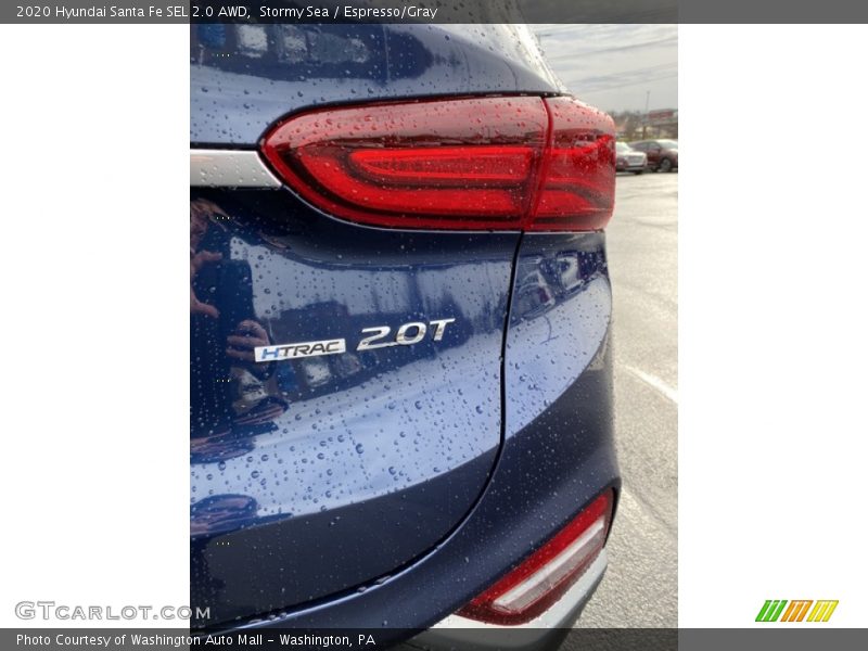 Stormy Sea / Espresso/Gray 2020 Hyundai Santa Fe SEL 2.0 AWD